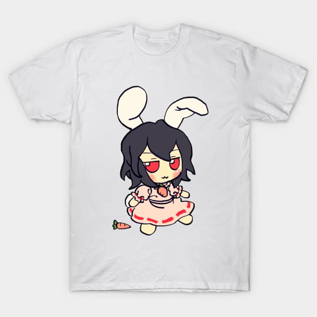 Mudwizard draws pastel tewi inaba fumo plush with a carrot/ touhou memes T-Shirt by mudwizard